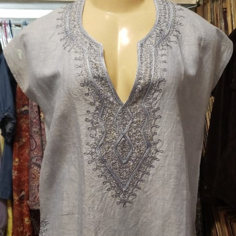 New York and Company Embroidered Top